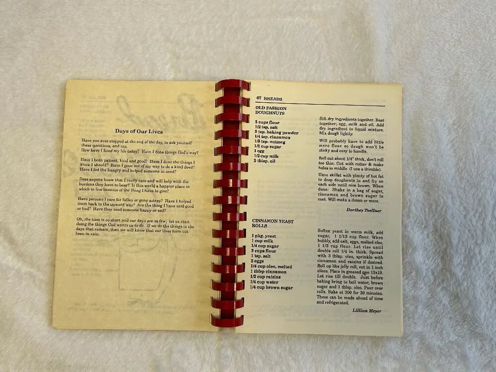 Vgt. Prairie Home Missouri Fair Cookbook Recipe Collection & 1915-1990 History